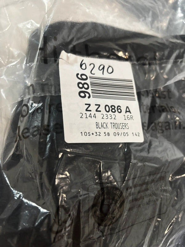 Aniston Black Trousers Size 16R RRP £38 Item 6290