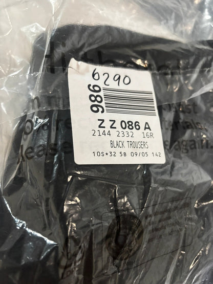 Aniston Black Trousers Size 16R RRP £38 Item 6290