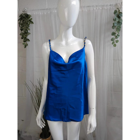 New Julien Macdonald Cobalt Top With Tags Size 14 Item 6038