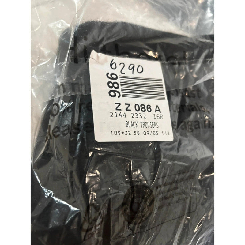 Aniston Black Trousers Size 16R RRP £38 Item 6290