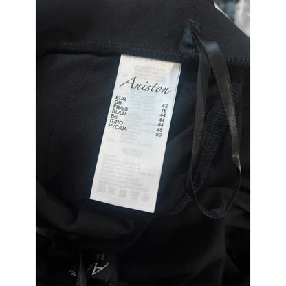 Aniston Black Trousers Size 16R RRP £38 Item 6290