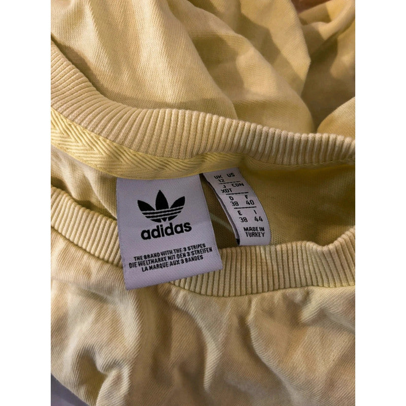 Adidas Bright Green T Shirt Dress Size 12 Item 6234