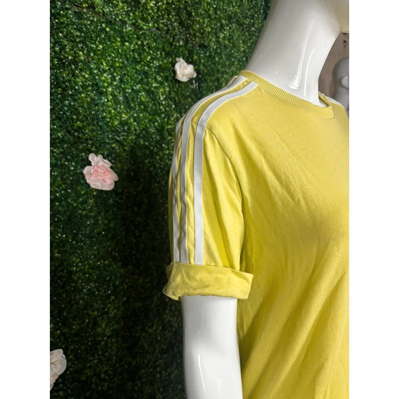 Adidas Bright Green T Shirt Dress Size 12 Item 6234