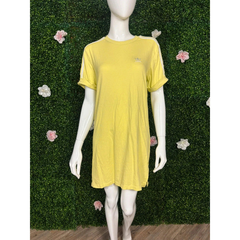 Adidas Bright Green T Shirt Dress Size 12 Item 6234