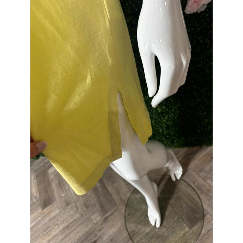 Adidas Bright Green T Shirt Dress Size 12 Item 6234